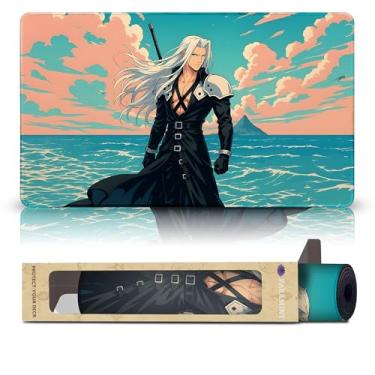 Imagem de Fabled Soldier (Stitched) - MTG Playmat - Compatible with Magic The Gathering Playmat - Play MTG, YuGiOh, TCG - Original Play Mat Art Designs & Accessories