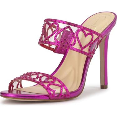 Imagem de Jessica Simpson Sandália feminina Jovara com salto, Valley Shimmer Sand, 40