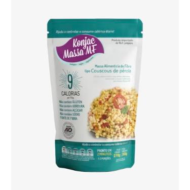 Imagem de Konjac Massa MF Couscous de Pérola, Massa Alimentícia de Fibra, 9 Calorias por 100g, Zero Açúcar, Zero Carboidrato, Zero Glúten, Zero Sódio, 270g