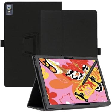 Imagem de AKNICI Capa para XP-Pen Magic Drawing Pad de 12,2 polegadas, capa protetora para tablet dobrável de couro PU premium com ímã de alça de mão