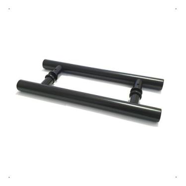 Imagem de Puxador Para Porta Portão Correr Vidro Madeira 30cm Alumínio - RR Inox