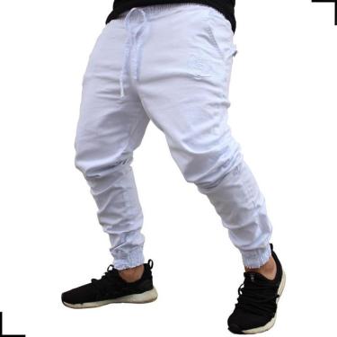 Imagem de Calça Jogger Masculina BRANCA BIG LOGO BRANCA-Masculino