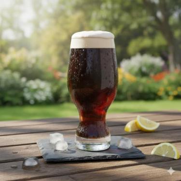 Imagem de Copo de Vidro com Borda Dourada de 470ml Elegant Drinks