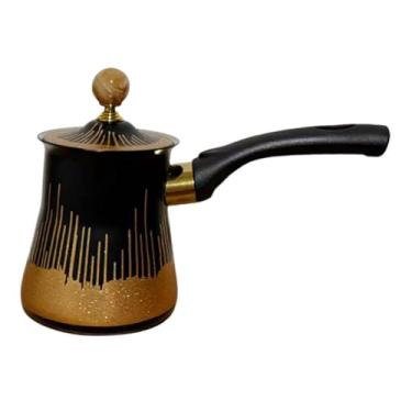 Imagem de IEUDNS Cafeteira profissional de aço inoxidável para camping, ideal para derreter chocolate, 450 Ml