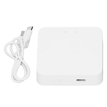 Imagem de Zigbee hub gateway 2.4ghz wifi bluetooth hub de casa inteligente abs material controle remoto tipo c para automação residencial inteligente