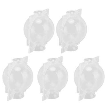 Imagem de Alomejor Pods de Camadas de Ar, 10 Pacote de Enraizamento Transparente Com Gravatas, Bola de Enxerto Meio Transparente Reutilizável para Propagação de Plantas