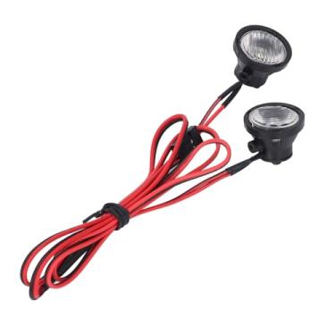 Imagem de Alomejor RC CAR FONTE Spotlight, Alto Brilho RC Farol para 1:10 Crawler SCX10 90046 (Iluminação branca)