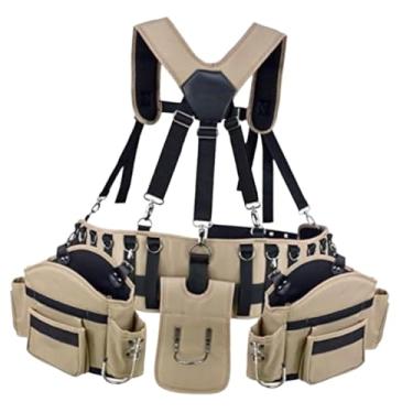 Imagem de Generic Cinto de Ferramentas com Suspensórios E Organizador Ergonômico com Vários Bolsos para Jardim.