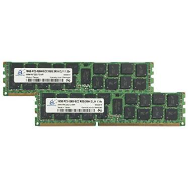 Imagem de Adamanta Atualização de memória de servidor de 32 GB (2 x 16 GB) para HP Proliant DL360p G8 com Intel Xeon Série E5-2600v2 CPU DDR3 1600Mhz PC3-12800 ECC registrado 2Rx4 CL11 1,35v