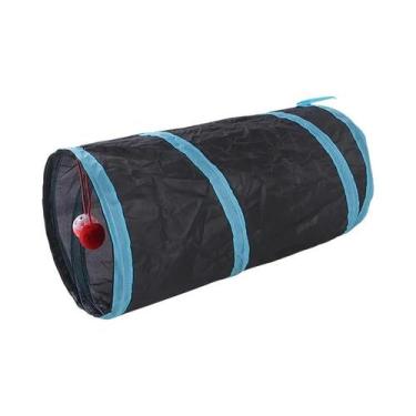 Imagem de Túnel Dobrável E Respirável Para Gatos, Brinquedo De Brincar Interno, 