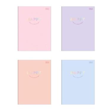 Imagem de Brochurão C.D. 80 Fls Tilibra - Happy Rosa