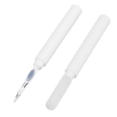 Imagem de Asixxsix Kit de Limpeza de Fones de Ouvido, Caneta de Limpeza Multifuncional Com Esponja Flocada de Escova Macia, Kit de para Fones de Ouvido Bluetooth, Caixa de Carregamento,