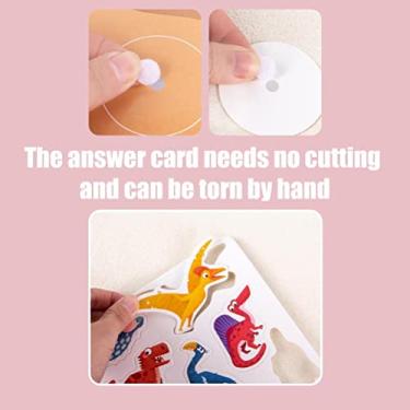 Imagem de Naroote Atividades de Aprendizagem de Dinossauro Pré-escolar, Livro Ocupado, Brinquedos Sensoriais para Crianças, Meninos, Meninas, Presente Seguro para Educação Precoce, (Naroote27rdsyzi3b-10341966)