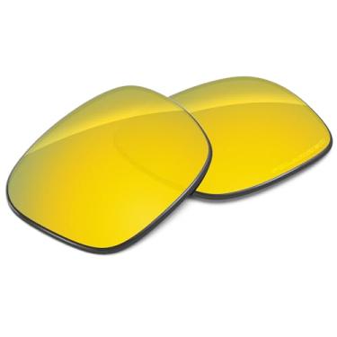 Imagem de Tintart Lentes de substituição compatíveis com óculos RayBan Meta Wayfarer RW4006 50 mm AI, proteção UV, transição, Ouro 24k - Polarizado máximo, One Size