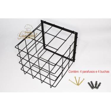 Imagem de Kit 2 Grade Gaiola Suporte Proteçao De Camera  De Segurança Reforçada 