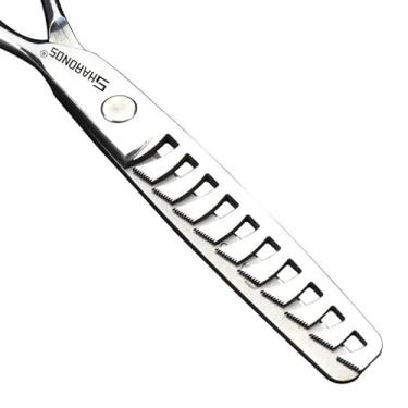 Imagem de Tesoura de barbeiro profissional de 15 cm, tesoura para afinar o cabelo, uma variedade de estilos (10-50%)