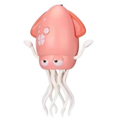 Imagem de Brinquedo Interativo Lula Polvo Dançante com Luzes, Música e Cabo USB – Divertido e Educativo para Crianças (Rosa)