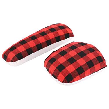 Imagem de Presunto de costura MUNEFE, 2 unidades de presunto de alfaiate, conjunto de presunto de alfaiate e rolo de costura, presunto portátil de poliéster para passar chapéu, saia, pescoço