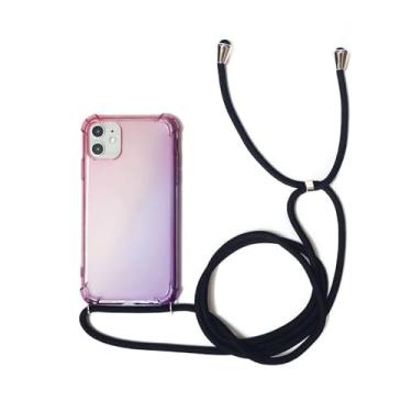 Imagem de Capa de telefone crossbody gradiente para samsung galaxy note8 note9 note10 s8 s9 s10 s20 plus s20 ultra s10e s7 borda cinta cabo capa, x1, para nota 8