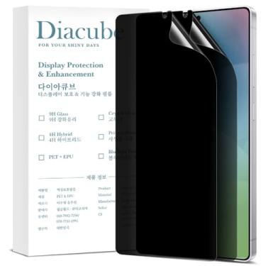 Imagem de Diacube Protetor de tela de privacidade para Samsung Galaxy S26 Ultra [atualizado 27°] [Pacote com 2] [Desbloqueio rápido de identificação de impressões digitais] [Filme PET antiespião] [Fácil
