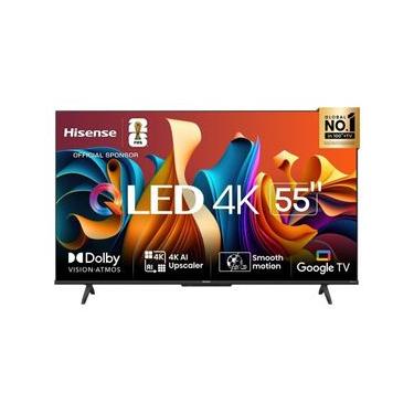 Imagem de Smart TV 55" UHD 4K QLED Hisense 55Q6N Google TV com HDR10+, Dolby Atmos, Sports Mode, Game Mode Plus e Compatível com Alexa
