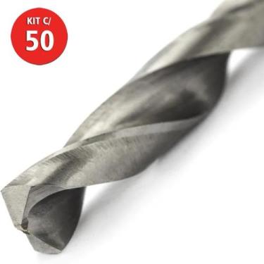 Imagem de Kit 50 Broca Aço Rápido 4,5mm Beltools