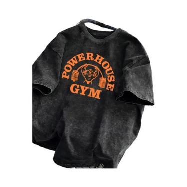 Imagem de Camiseta De Algodão Unissex Estilo Retrô Com Estampa De Gorila, Casual