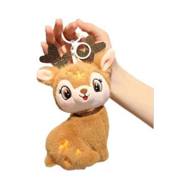 Imagem de Bonecos De Pelúcia De Rena Kawaii Para O Natal, Brinquedos Macios Para