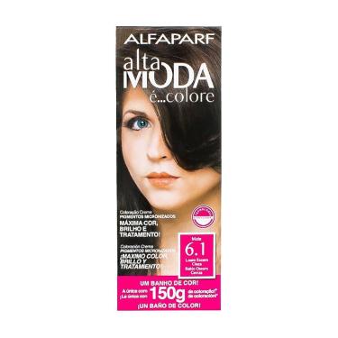 Imagem de Coloração Creme Efeito Mate 150g Alta Moda Louro Escuro Acinzentado