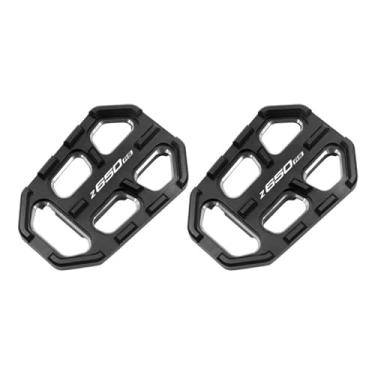 Imagem de Anti-derrapante Frente após footpegs pé pegs para z650 z650rs z900 z900rs ninja650 z900se z 650 650rs 900 900se(Black C)