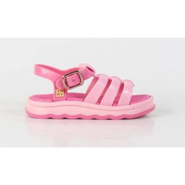Imagem de Sandália Infantil Papete Grendene Zaxy Nina Rosa, Rosa, 21