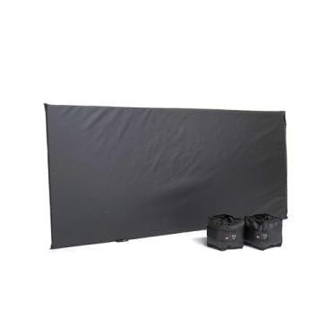 Imagem de Kit Fitness com Par de Caneleiras 0,5kg e Colchonete Preto 90x42x2cm