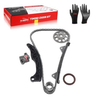 Imagem de YA-MAYPAY Kit de corrente de distribuição compatível com Toyota 2005-2012 Yaris, 2005-2014 Vitz, 2004-2012 Passo, 2005-2008 Belta 1KR-FE 1.0L