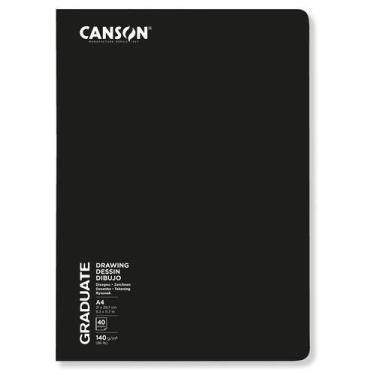 Imagem de Caderno de Desenho Canson Graduate Esboço, A4, 140 G/m², 20 Folhas
