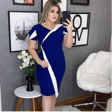 Imagem de Vestido MIDI Plus Size Dilma Moda Evangélica Feminina - MISS FLOWER, A