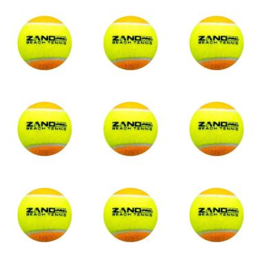 Imagem de Bola de Beach Tennis Zand ITF 3 packs 3 unid.-Unissex