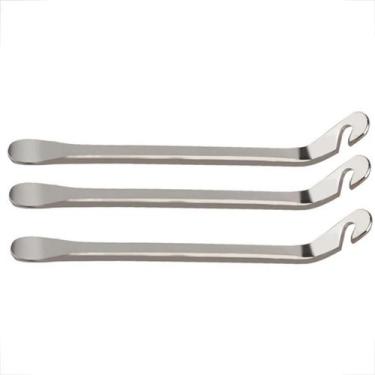 Imagem de Kit 3 Ferramenta Espatula De Tirar Pneu Aco - Genesi Cromada 055949 - 