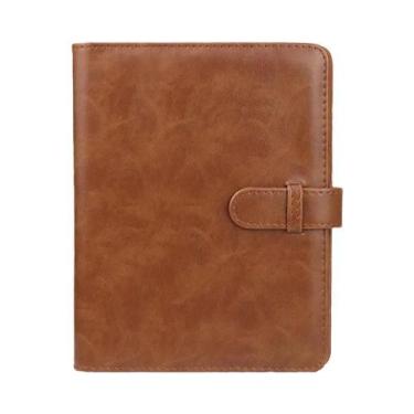 Imagem de Álbum De Fotos Polaroid De 128 Bolsos Em Couro PU Para Fotos De Casame