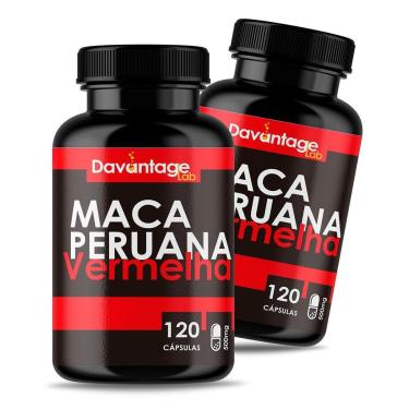 Imagem de Kit 2x Potes Raiz Peruana Vermelha 240 Cápsulas Suplemento Alimentar-Unissex