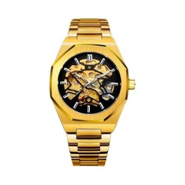 Imagem de Relógio Automático Mecânico Masculino FORSINING 344D, Luxuoso E Fashio