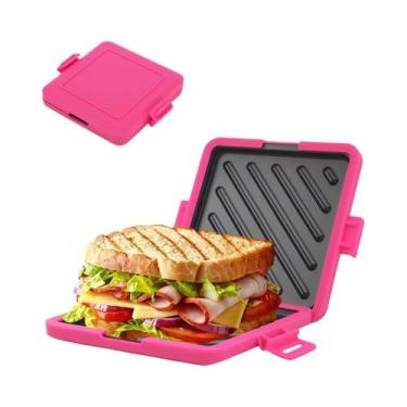 Imagem de Máquina Compacta De Micro-ondas Para Sanduíches E Café Da Manhã Com Li