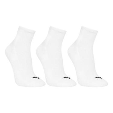 Imagem de Kit Meias Cano Médio Mizuno Basic C/ 6 Pares, Branco, Preto, 33/38