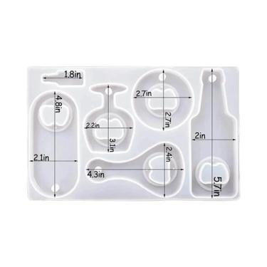 Imagem de Kit De Moldes De Silicone Para Resina Para Abridor De Garrafas De Cerv