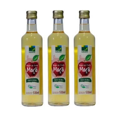 Imagem de Kit 3X: Vinagre de Maçã Orgânico Coopernatural 500ml