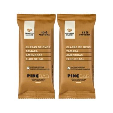 Imagem de Kit 2X: Barra de Proteína Caramelo Salgado Sem Açúcar Pincbar 50g