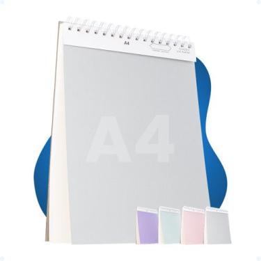 Imagem de Caderno De Desenho Escolar Artes Cartografia A4 Folhas 100g - Hxt, Ver