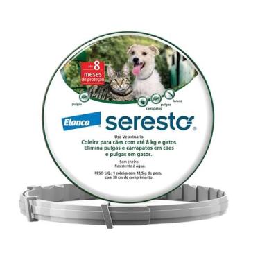 Imagem de Coleira Antipulgas E Carrapatos Para Cães Seresto P - Elanco Bayer