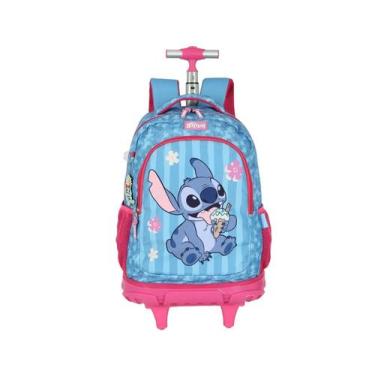 Imagem de Mochila Com Rodinhas Stitch Sorvete Up4You MC50102SC Lançamento 2026 L