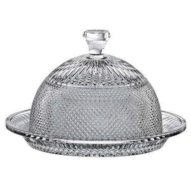 Imagem de Queijeira L'hermitage Esplanada em Cristal em Ecológico com Tampa - 20 cm