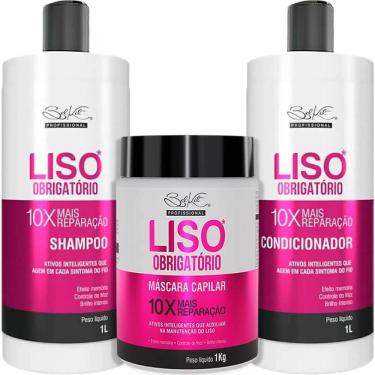 Imagem de Belkit Liso Obrigatório - Kit Reparação E Controle Do Frizz Salão (3 Produtos)